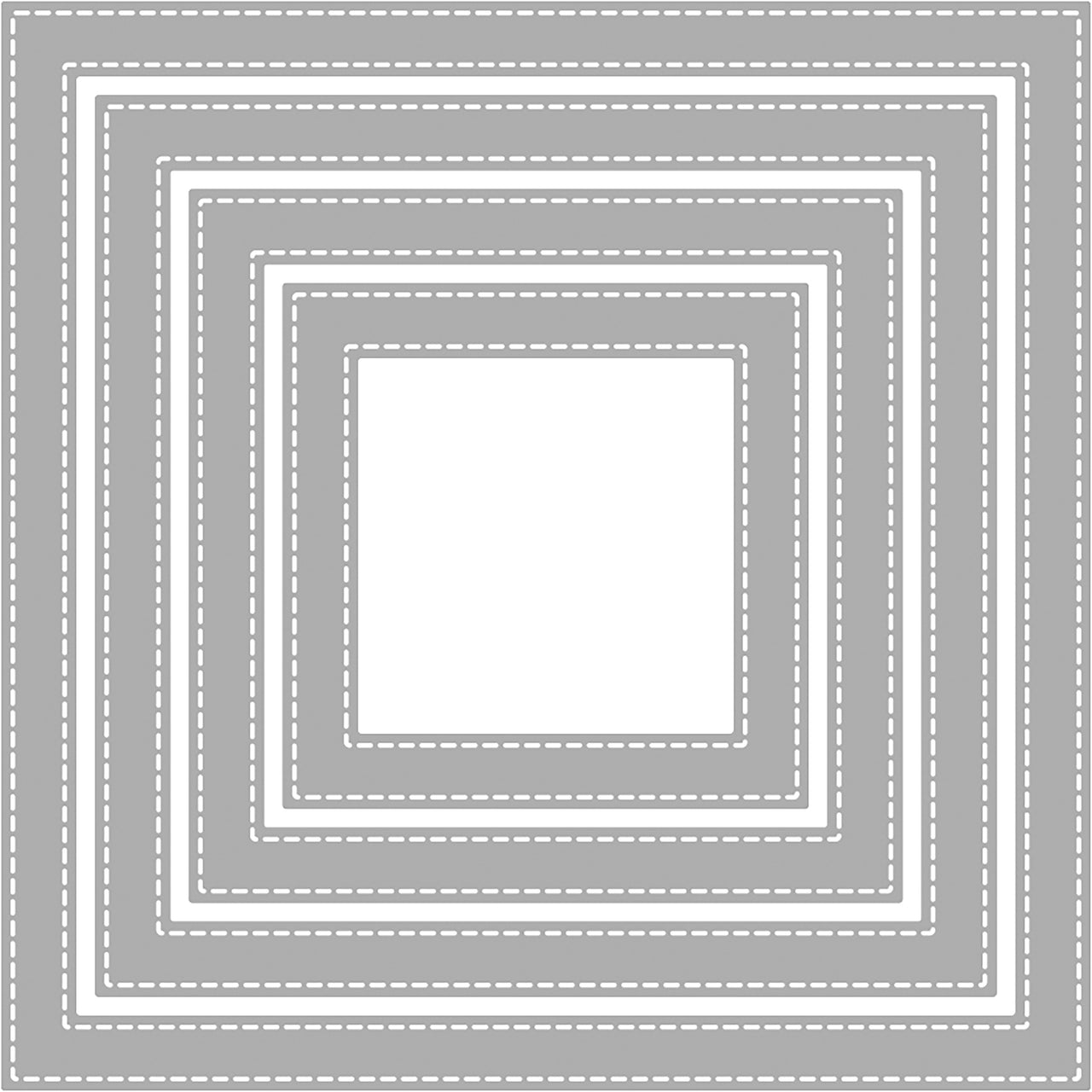 Paper Rose Dies - Stitched Square Frames