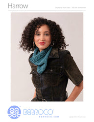 Harrow Scarf in Berroco Emberstone - Downloadable PDF