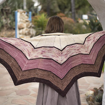 Cherry and Plum Shawl