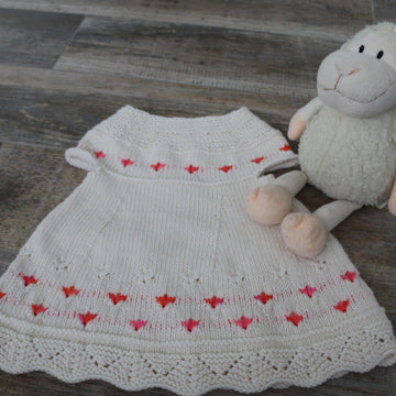 Dandelion Dress in Debbie Bliss Baby Cashmerino BJ21