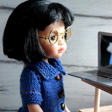 12 inch Doll Jean Dress