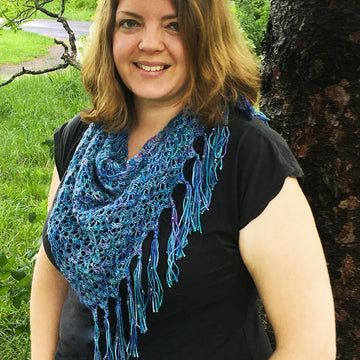 Starlight and Diamonds Shawl