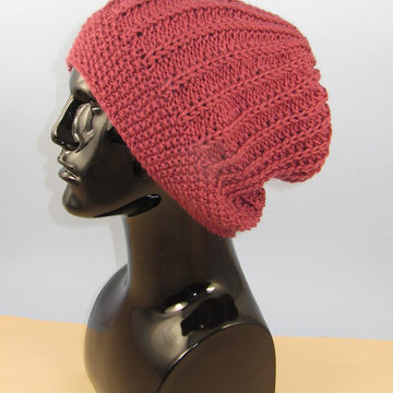 Moss Stitch Cuff Fishermans Slouch Hat