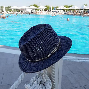 Cowboy raffia hat Fedora Secret