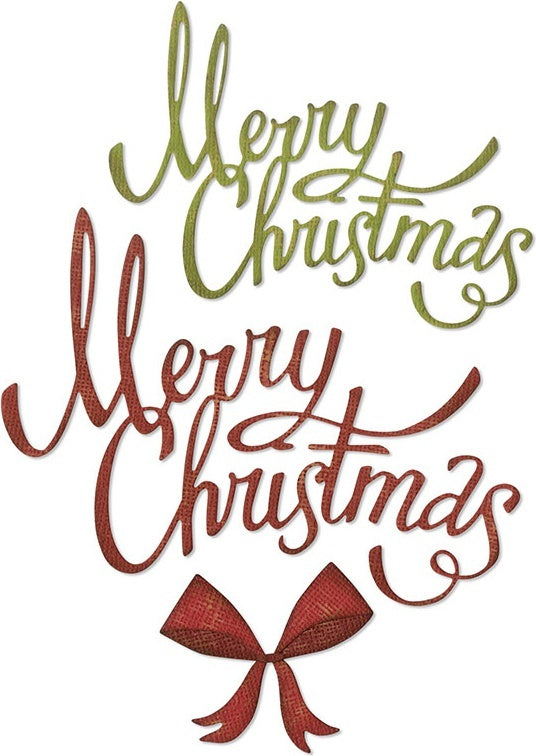 Sizzix Thinlits Dies By Tim Holtz - Christmas Ribbon
