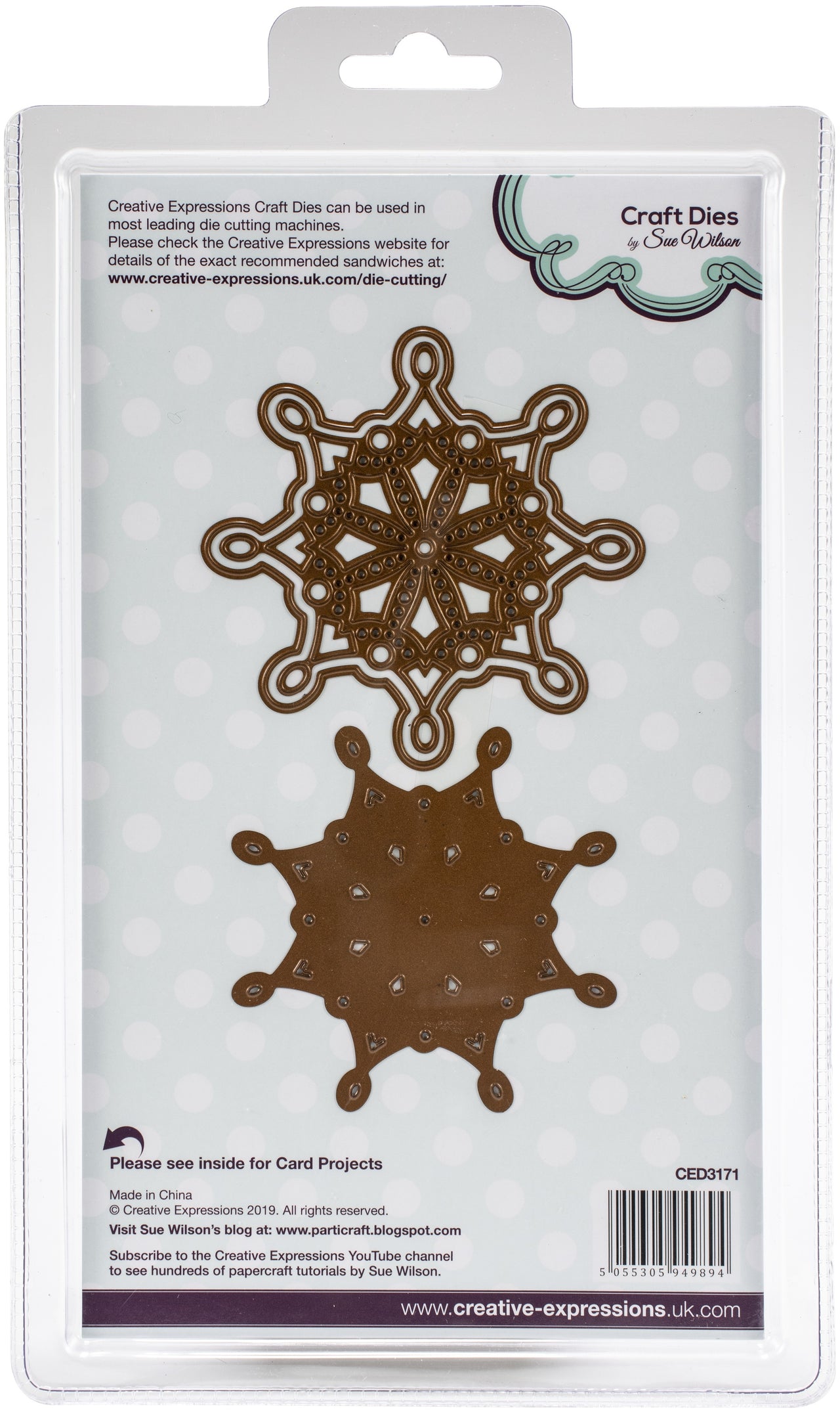 Creative Expressions Festive Craft Dies By Sue Wilson - Triple Layer-Imogen