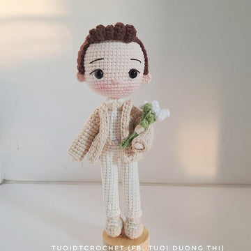 Amigurumi wedding doll