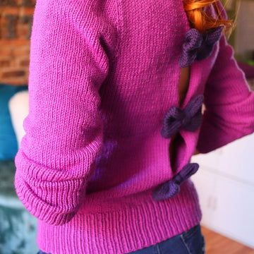 "Peek a Bow" Sweater