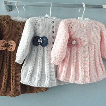 Cables Baby Jacket Knitted Baby Cardigan Baby Sweater Baby Coat