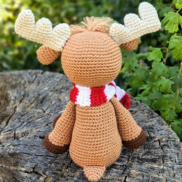 Cute Moose with Scarf