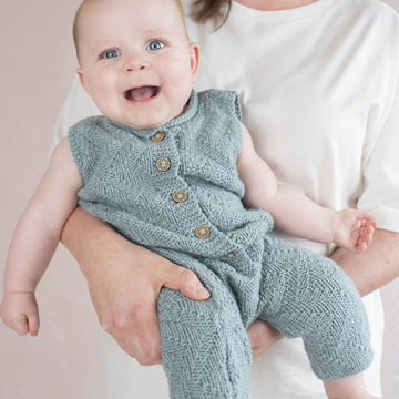 Buttercup Waistcoat in Rowan Cotton Wool - RB003-00008-ENP - Downloadable PDF