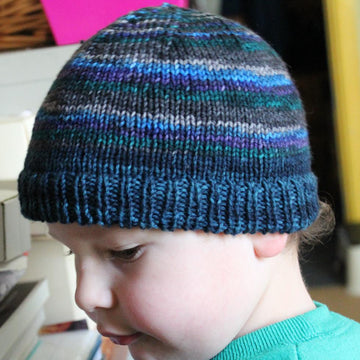 Simple Roll Brimmed Beanie