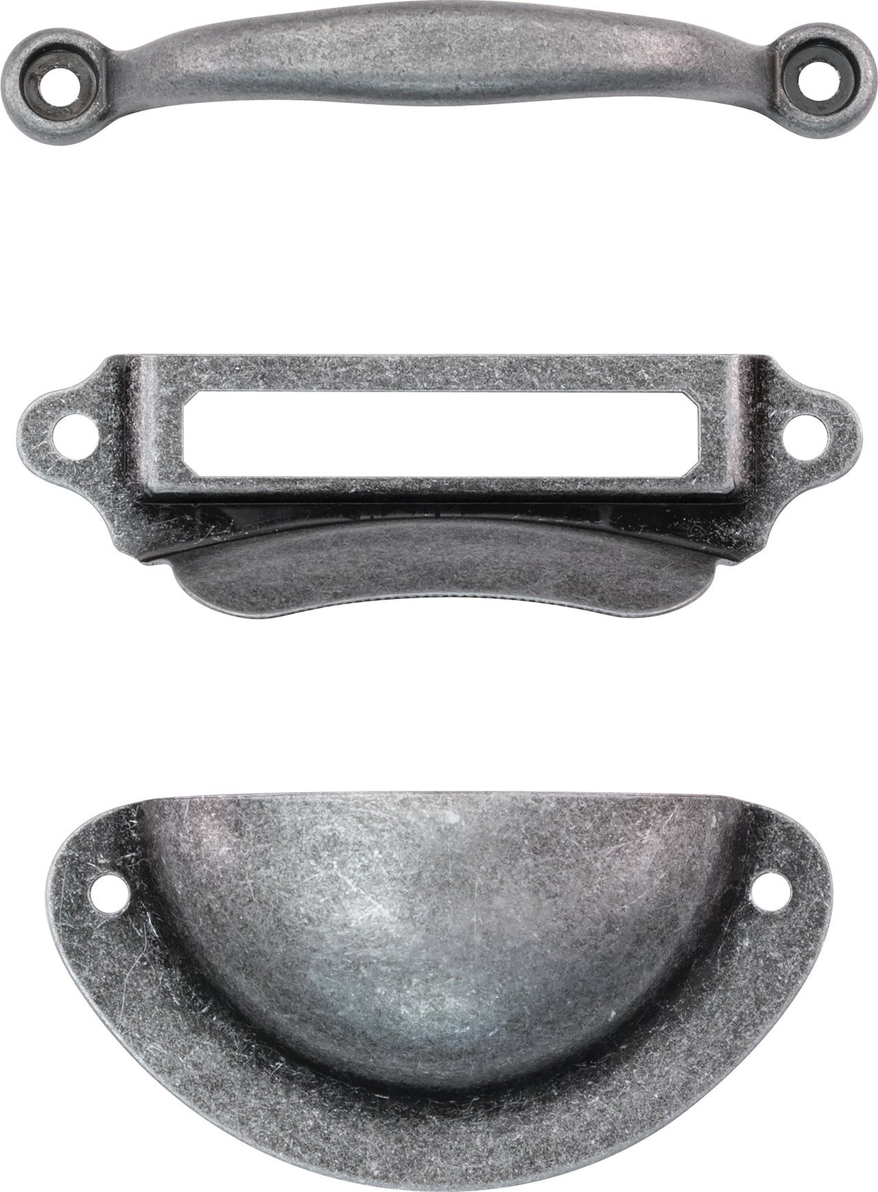 Advantus Idea-Ology Mini Metal Hardware Pulls 3/Pkg - Up To 2.25"