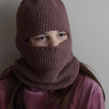 Textured Bulky Balaclava