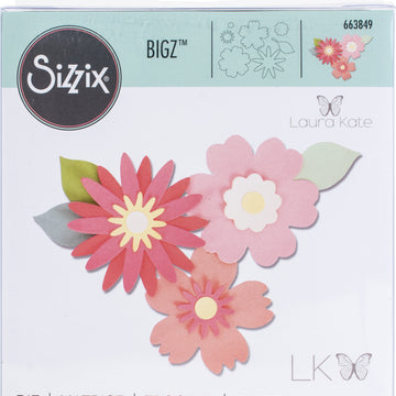 Sizzix Bigz Die By Laura Kate - Bold Blossoms