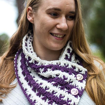 Striped Cluster Cowl