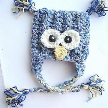 Owl Hat and Diaper Cover | Crochet Pattern 226