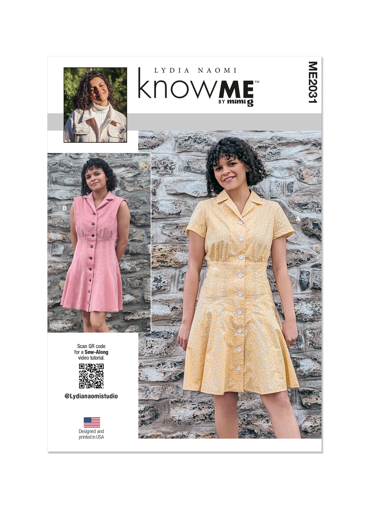 Know Me Misses' Dresses ME2031 - Sewing Pattern