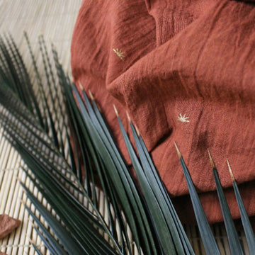 Atelier Brunette Cotton Crepe Sunset Chestnut