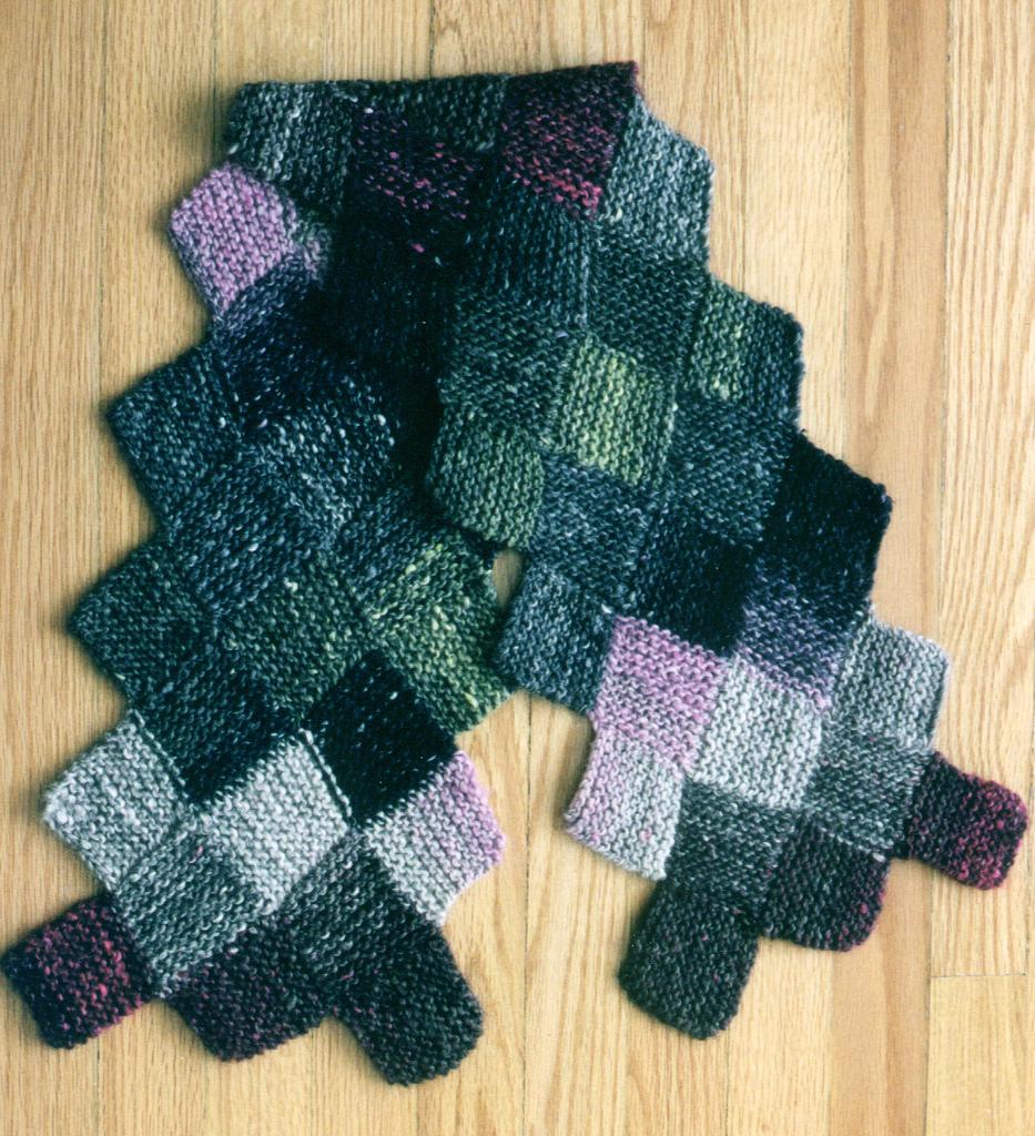 Entrelac Scarf