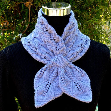 Leaves and Cables Scarf
