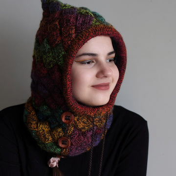 Autumn Balaclava for Worsted