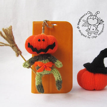 Keychain Pumpkin with pumpkin