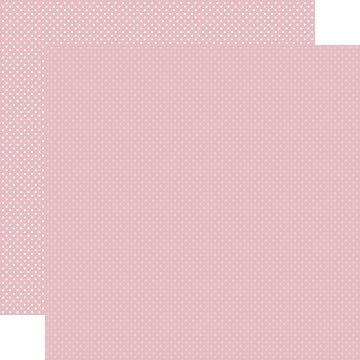 Echo Park Paper Carta Bella Dots Double-Sided Cardstock 12"X12" 25/Pkg - Light Mauve