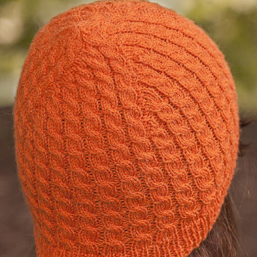 Cabled Crown Hat