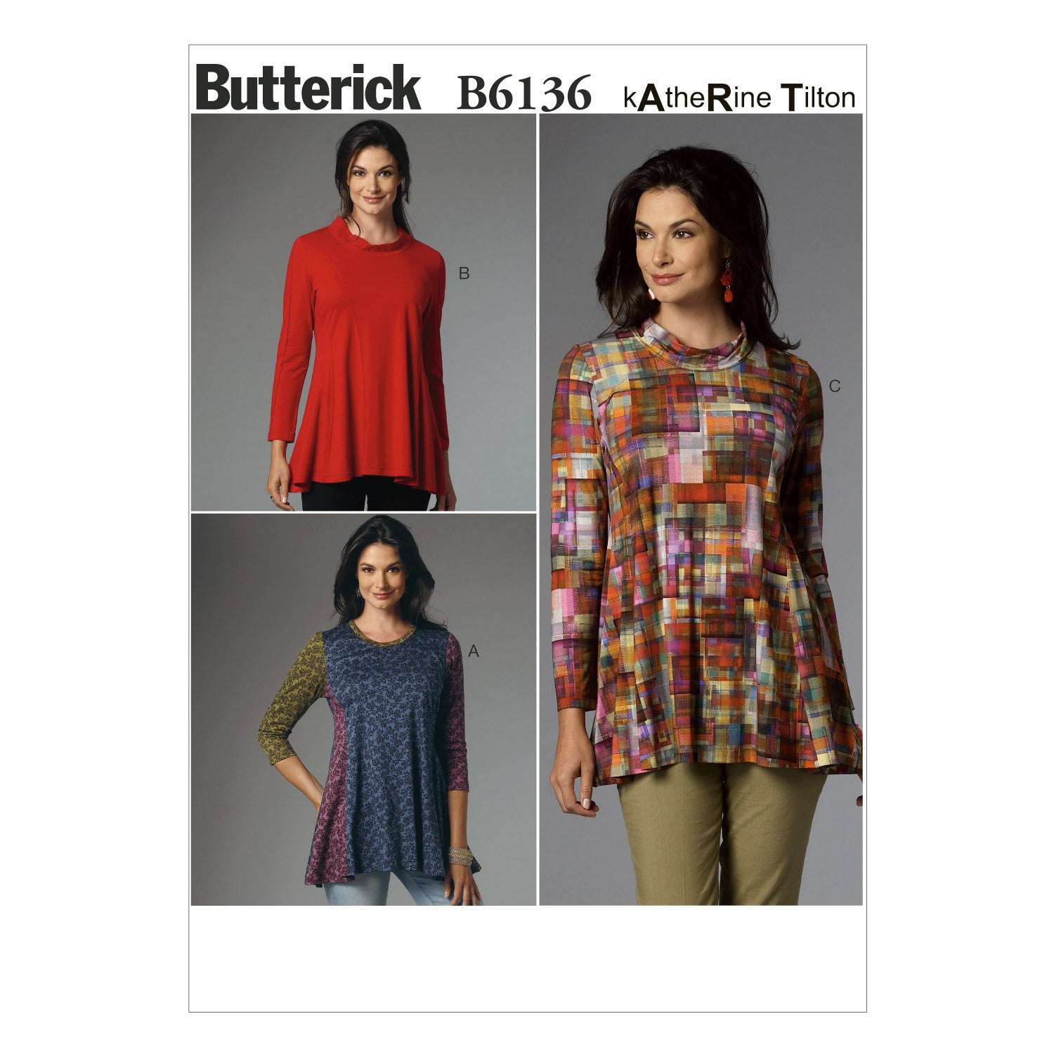 Butterick Misses' Tunic B6136 - Sewing Pattern