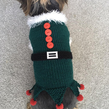 Christmas Elf Dog Costume