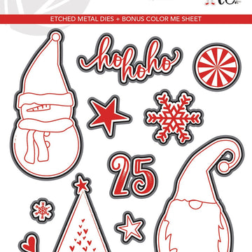 Photoplay Paper PhotoPlay Etched Die - Ho Ho Ho, Kringle & Co