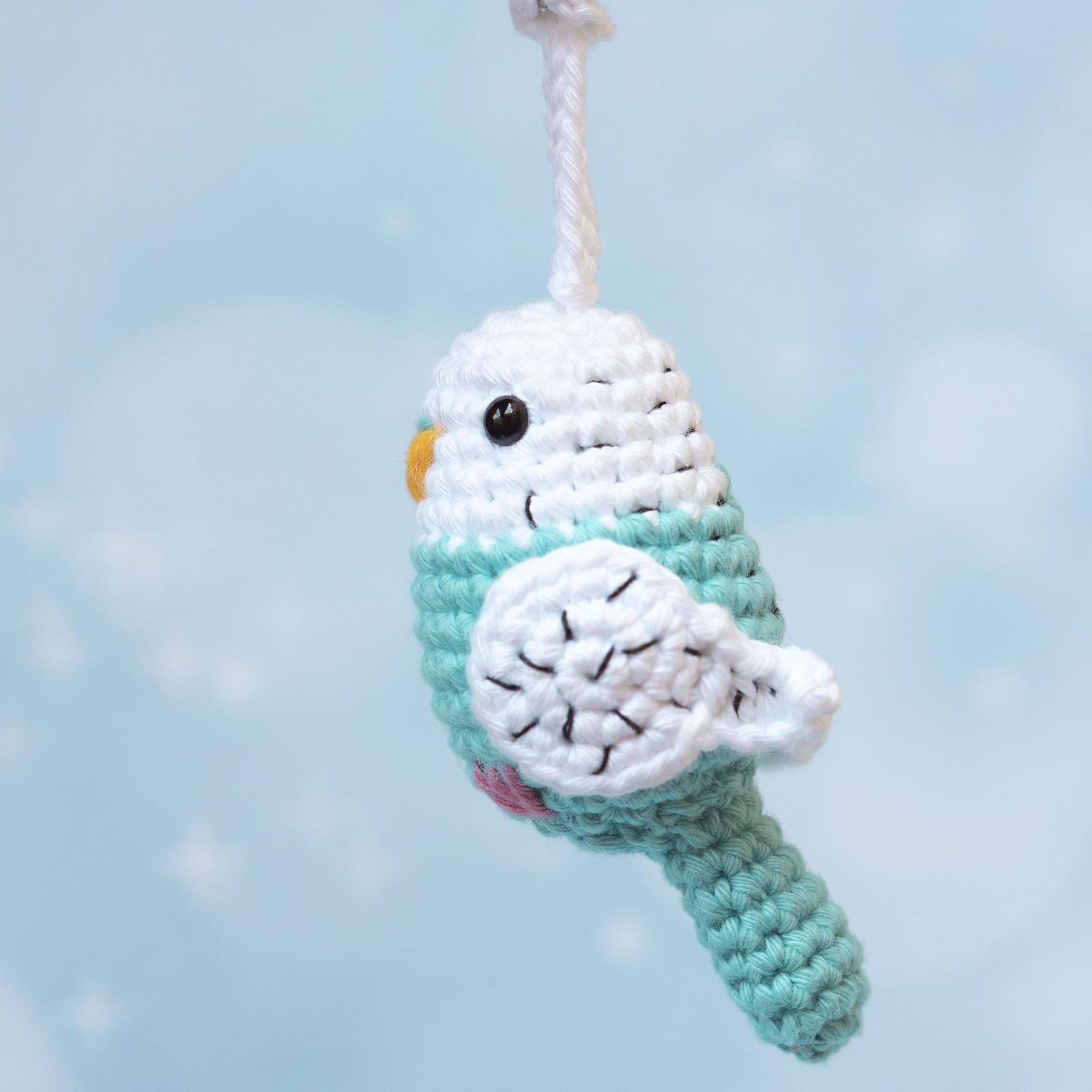 Exotic birds keychain