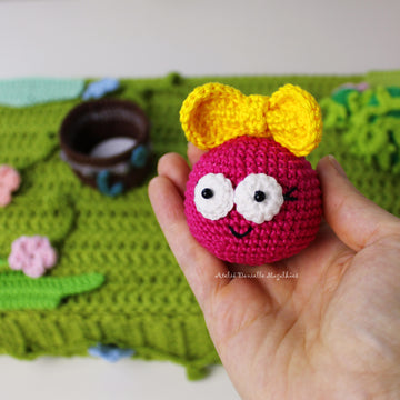 Polly Plantar Cute Frog Girl Amigurumi Crochet Pattern – PDF Digital Download (English)