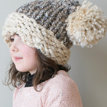 Chunky Double Tassel Hat (Hat005)