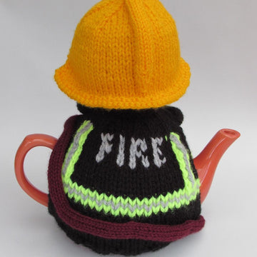 Firefighter Tea Cosy Knitting Pattern