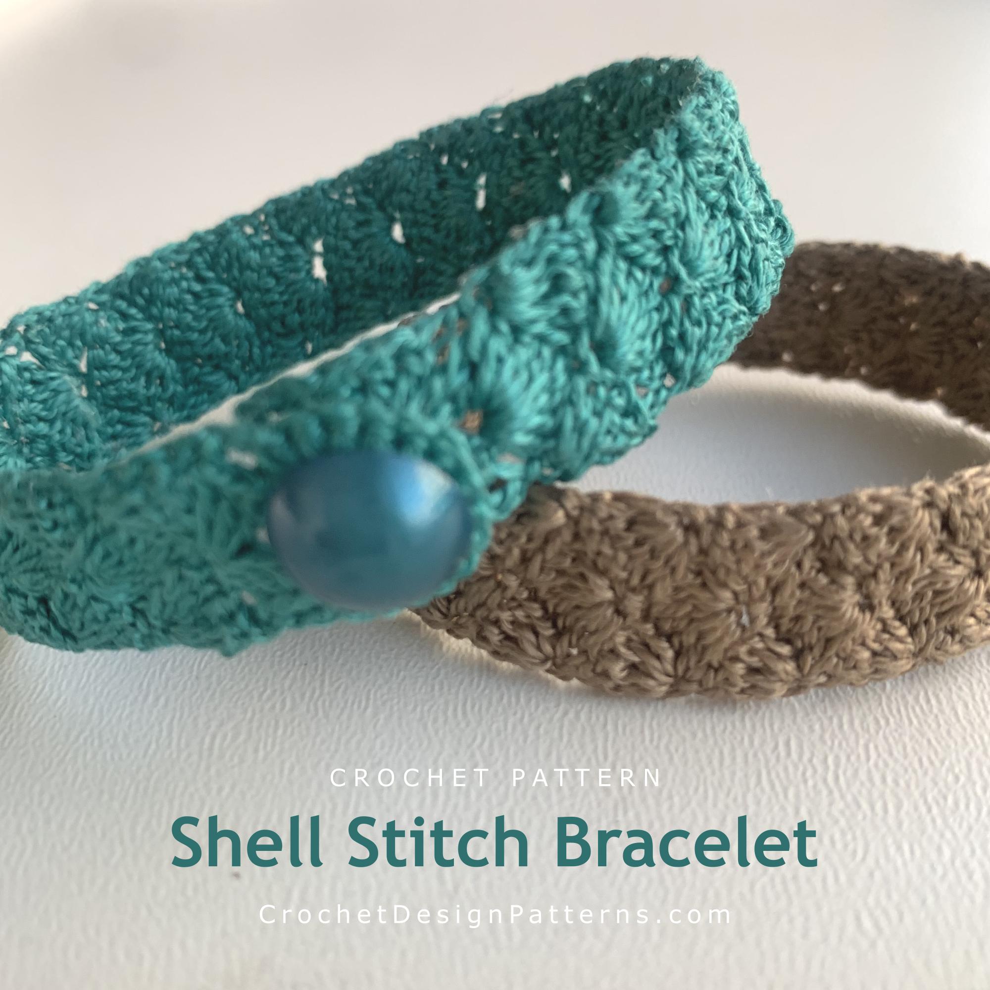 Shell Stitch Bracelet | Crochet Pattern