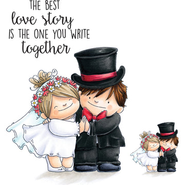 Stamping Bella Cling Stamps - Love Story Squidgy