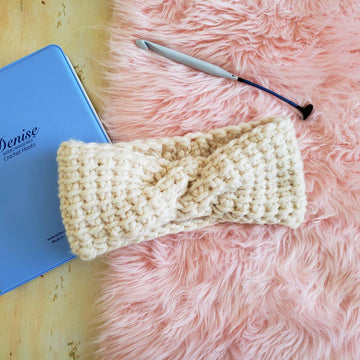 Tunisian Twist Ear Warmer