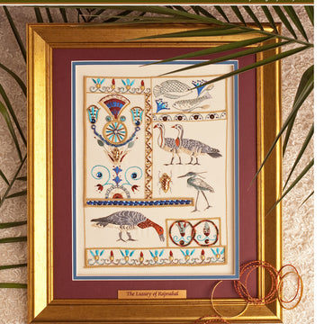 Rajmahal Egyptian Frieze Printed Embroidery Kit