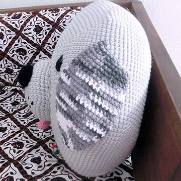 Crochet Dog Pillow cushion