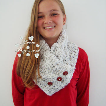 Basket Weave Collar Scarf
