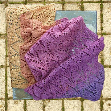 Fire in the Sky Shawl