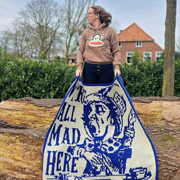 Mad Hatter | Alice in Wonderland Crochet Blanket