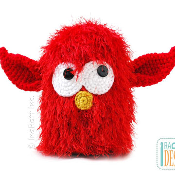 Sparky the Lava Monster Amigurumi Toy