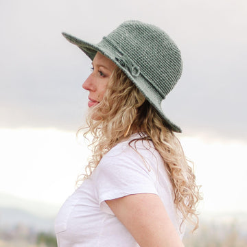 Cleo Wide Brim Fedora Sun Hat