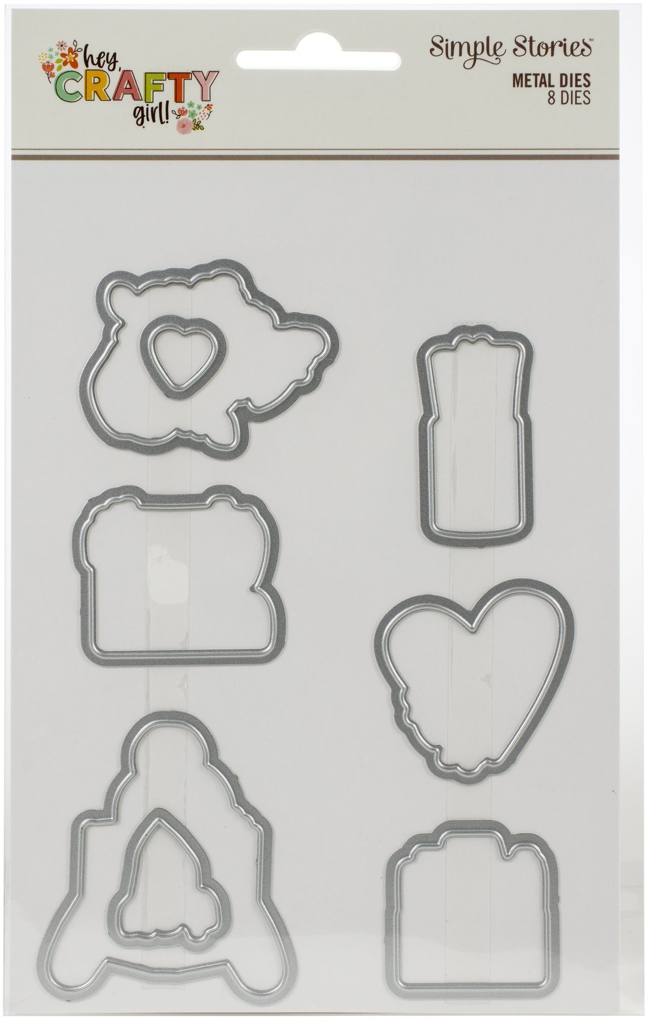 Simple Stories Hey, Crafty Girl Dies 8/Pkg - 613184