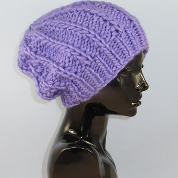 Super Chunky Fishermans Rib Slouch Hat
