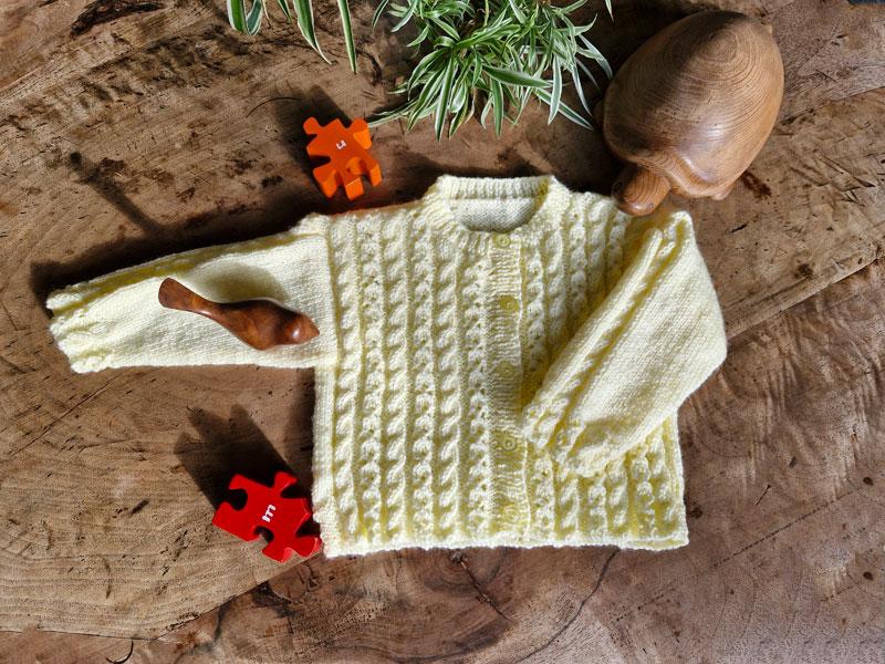 Sweet Clover Baby Cardigan