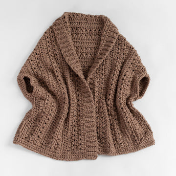 City Chic Fold Over Shrug